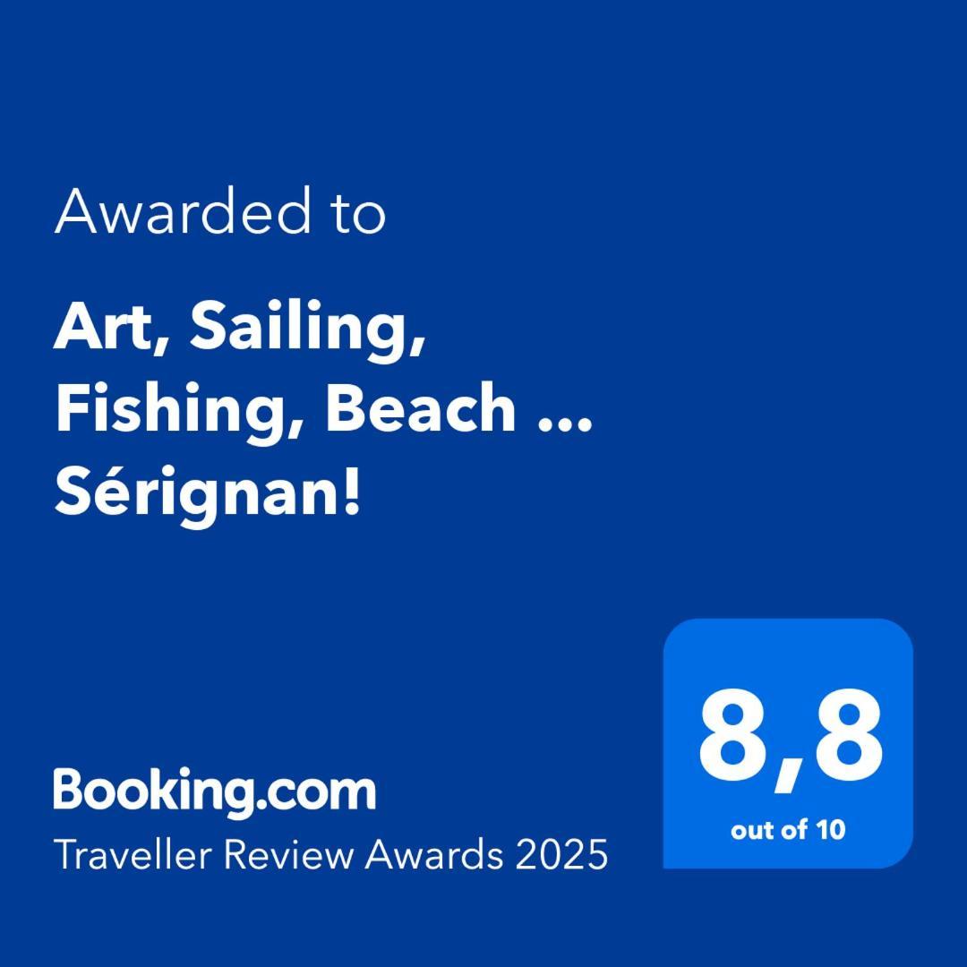 Art, Sailing, Fishing, Beach ... Serignan! Luaran gambar